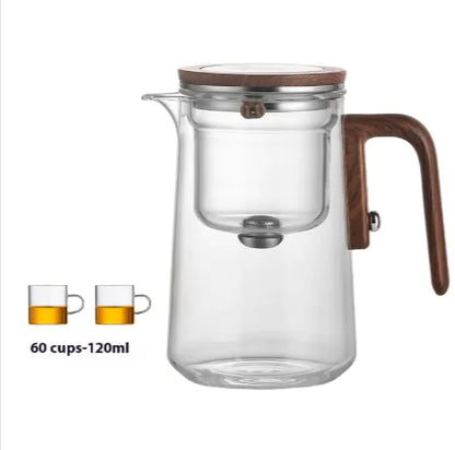 Glass Teapot with Heat-Resistant Filter