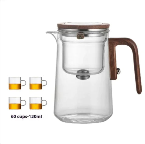 Glass Teapot with Heat-Resistant Filter