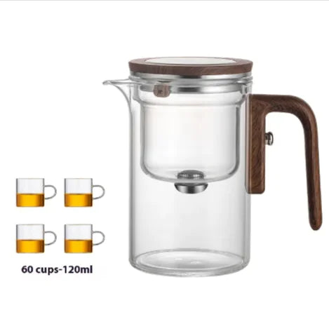 Glass Teapot with Heat-Resistant Filter