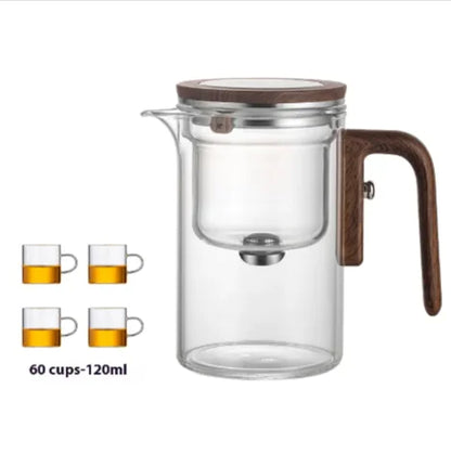 Glass Teapot with Heat-Resistant Filter