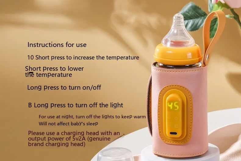 USB Temperature Control Milk Bottle Cover