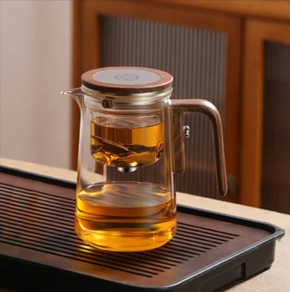 Glass Teapot with Heat-Resistant Filter