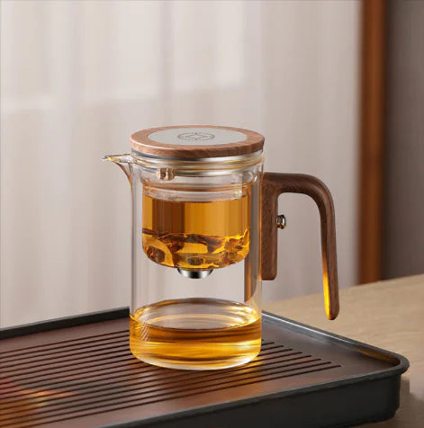 Glass Teapot with Heat-Resistant Filter