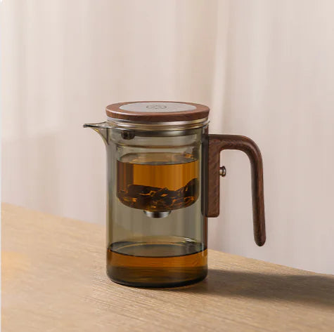 Glass Teapot with Heat-Resistant Filter